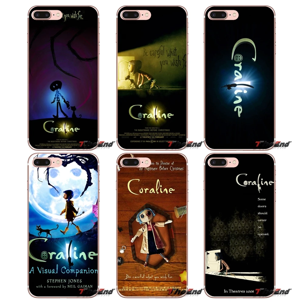 Cartoon Coraline Movie Silicone TPU Case For Xiaomi Redmi 4 3 3S Pro Mi3 Mi4 Mi4i Mi4C Mi5 Mi5S Mi Max Note 2 | Мобильные телефоны