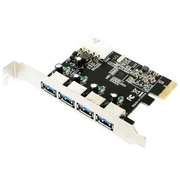 

4 port USB 3.0 PCI-e Expansion Card PCI express PCIe USB 3.0 hub adapter 4-port USB3.0 controller USB 3 0 PCI e PCIe express 1x