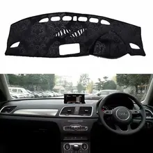 Для Audi RS Q3 2011- фланель приборной панели Чехлы покрытие для приборной панели коврик в машину козырек от солнца Пользовательские 2012 201 32014
