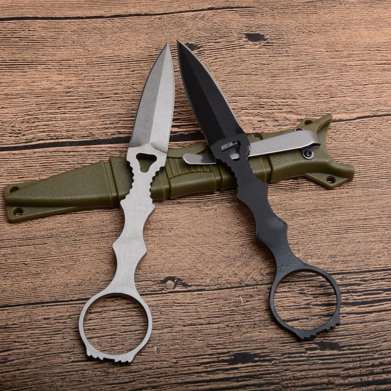 

High Quality D2 Steel Blade Karambit Tactical EDC Tool Outdoor Camping Survival HUNTING Pocket Knife with Thickened K Sheath