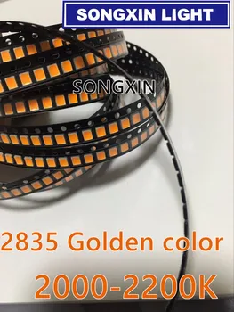 

1000pcs LED Chip Yellow Color SMD 2835 Golden yellow Surface Mount SMT Bead High Brightness 2200K LED Light Emitting Diode Lamp