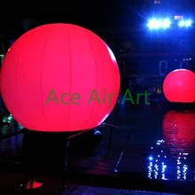 1,2 м Диаметр надувной цветной светодиодный шар фонарь Сфера Свадьба/сценическое украшение