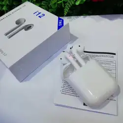 I12 СПЦ 2019 чехол для наушников apple iphone силиконовый беспроводной Bluetooth 5,0 Air стручки