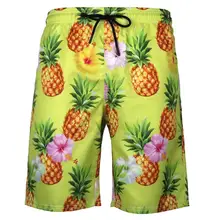 Мужские пляжные шорты, шорты, пляжная одежда для бассейна, Гавайское Тропическое растение, купальное белье, шорты для серфинга, сексуальные мужские шорты, Прямая поставка#0530