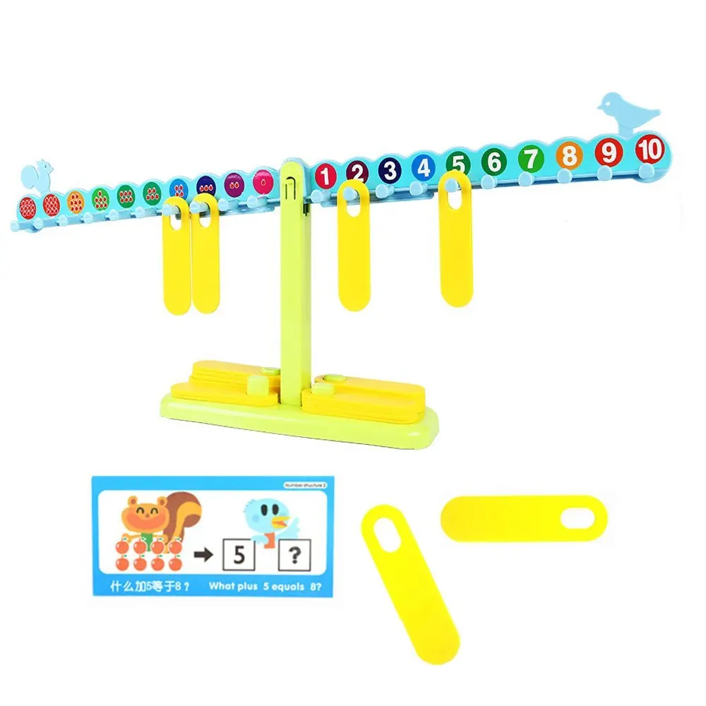 EBOYU(TM) T Shaped Math Number Balance Scale, 20 10G