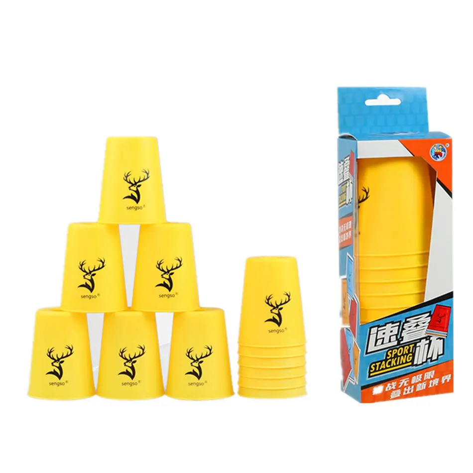 

Senso Flying Cup 12pcs Set Flying Cup Speed Professional Puzzle Toys For Children Kids Gift