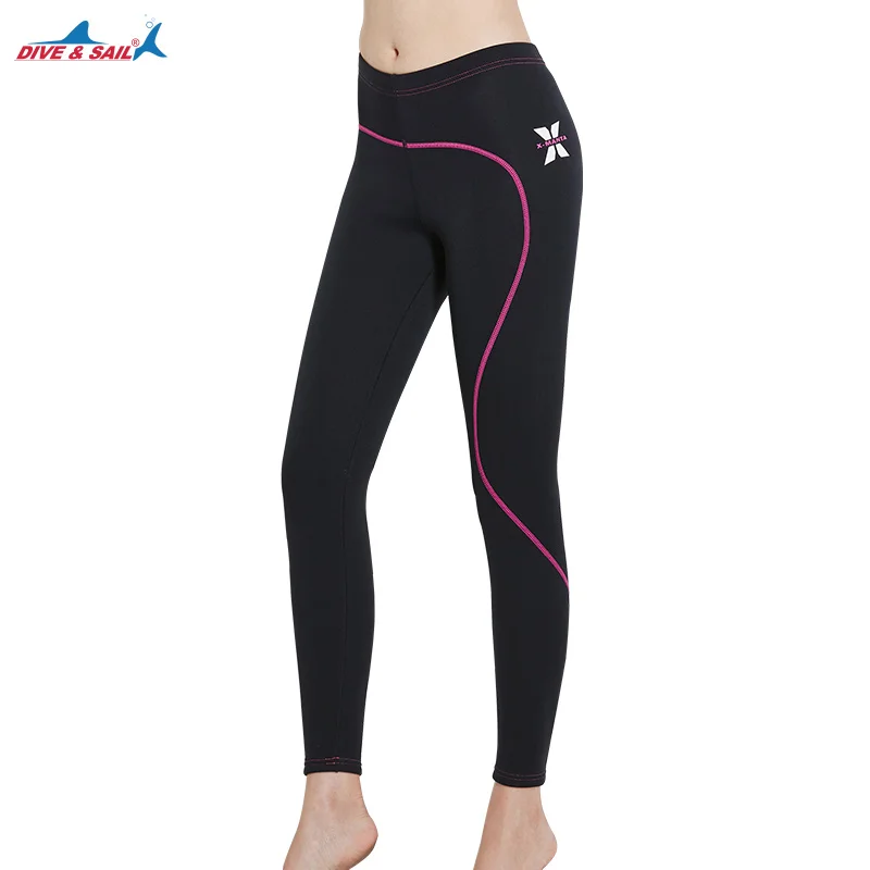 DIVE& SAIL 1,5 мм Неопреновые штаны для дайвинга, штаны капри для йоги, женские зимние гидрокостюмы для подводного плавания и подводного плавания, сохраняющие тепло