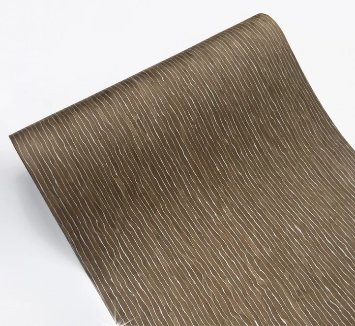 1Pieces Length: 2.5Meters  Thickness:0.3mm  Width: 55cm Technology Silver Emperor Dragon 950N Wood Veneer Stripes