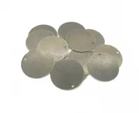 Бесплатная shipping-200Pcs чистая бирка под штамповку бирки Подвески Круглый, бронза под старину металлические поделки подарочные украшения DIY 20 мм Диаметр J0028 - изображение