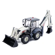 1:50 Two-way Empilhadeira Bulldozer Escavadeira Construção de Veículos de Liga Modelo de carro brinquedos para crianças
