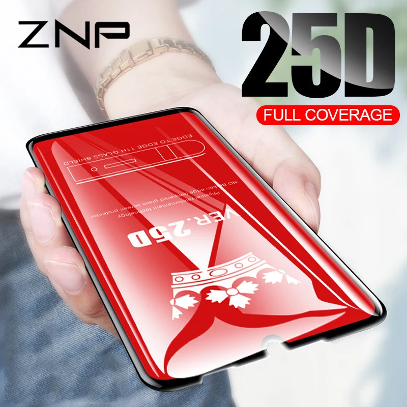 

ZNP 25D Protective Glass For Xiaomi Redmi 7 6 Pro 6A 4X 5 Plus Tempered Screen Protector for Redmi Note 7 6 Pro note 5 Pro Glass