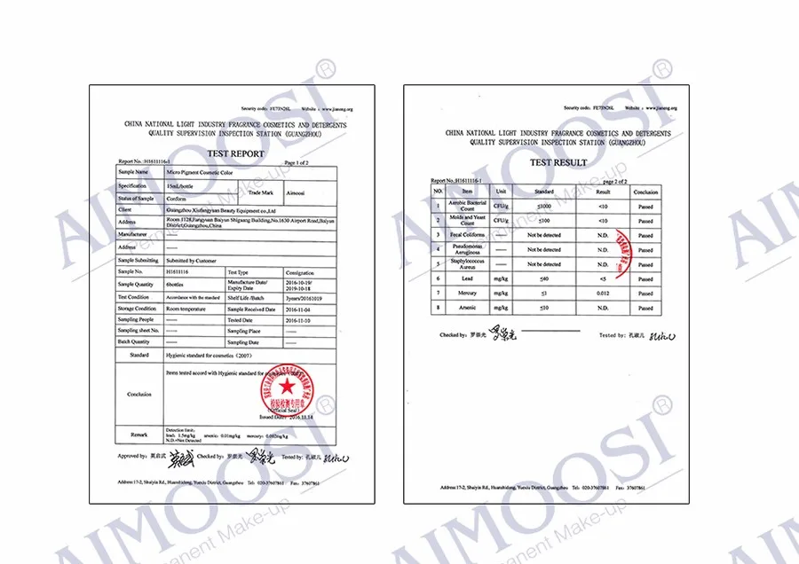 8 шт Aimoosi Мирко полу постоянный макияж Пигмент для Mircoblading munsu бровей и подводка для глаз и губ Красота пигмент для перманентного макияжа 32