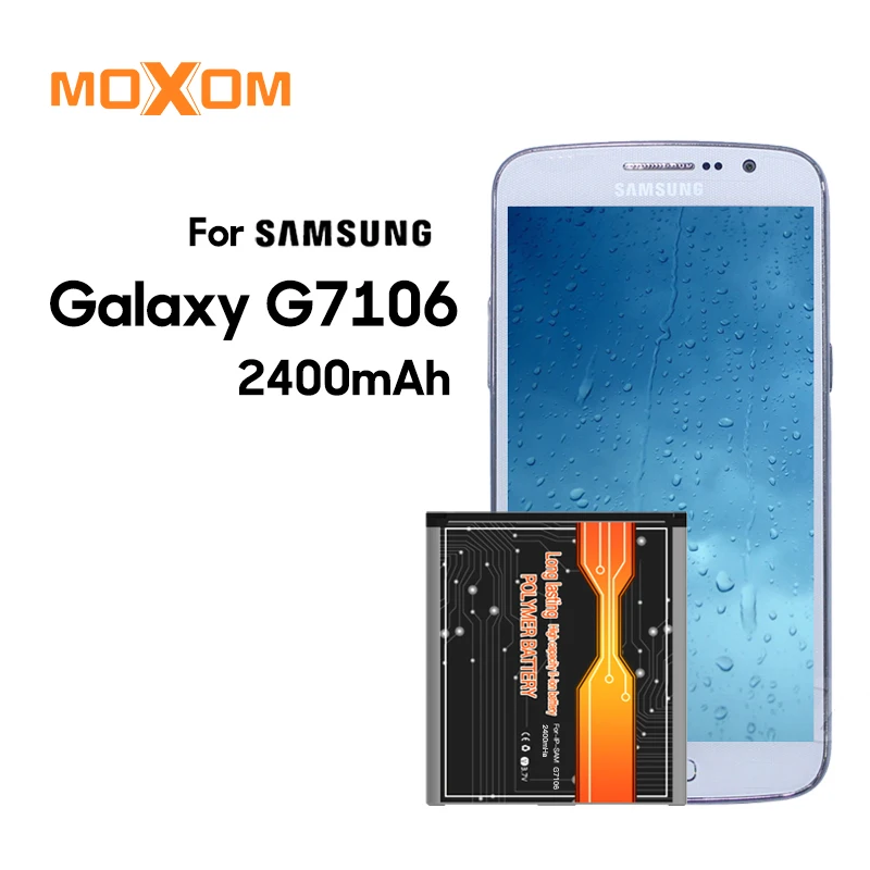 MOXOM Аккумуляторы для Samsung Galaxy G7106 B B220AC/AE EB B220AE аккумулятор 2400mAh Grand 2 G7102