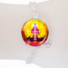 Браслет чакра браслет Подвеска дзен charms модное Йога, медитация цепочка Ювелирная женские браслеты ювелирные изделия в стиле буддизма