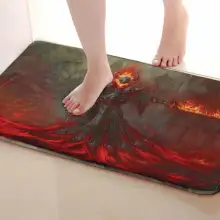 Коврик для ванной комнаты в стиле монстра, смешной Противоскользящий коврик для ванной, аксессуары для душевой занавески, соответствующие вашей душевой занавеске