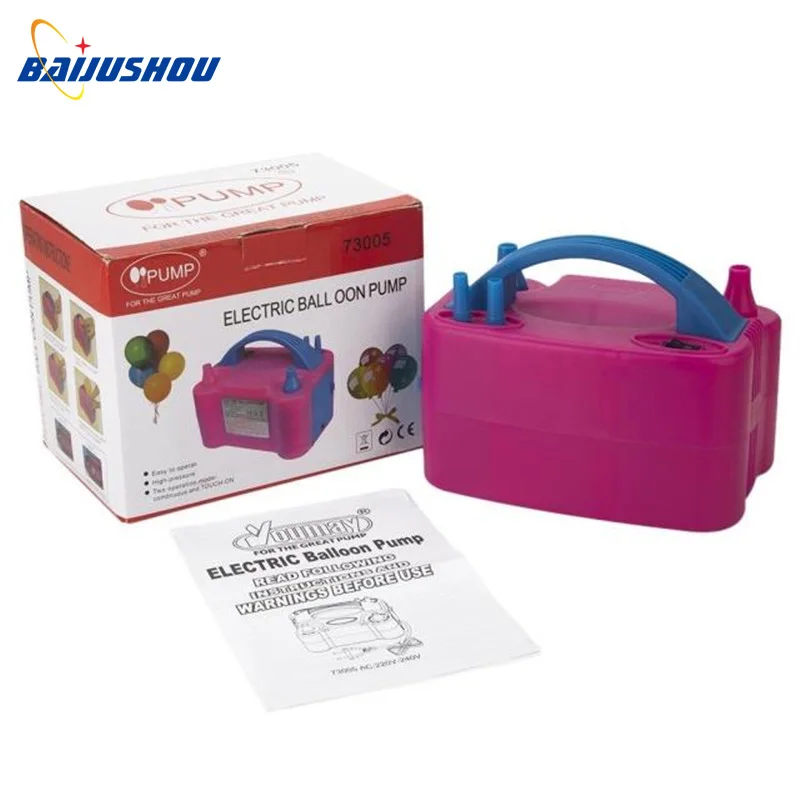

600w Electric Balloon Pump Air Inflator Pump, Air Blower For Balloon With 2 Nozzels