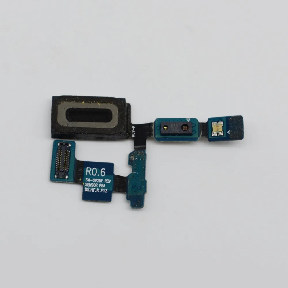 Origianl Earpiece Ear Speaker With Light Proximity Sensor Flex Cable For Samsung Galaxy S6 Edge G925F | Мобильные телефоны и