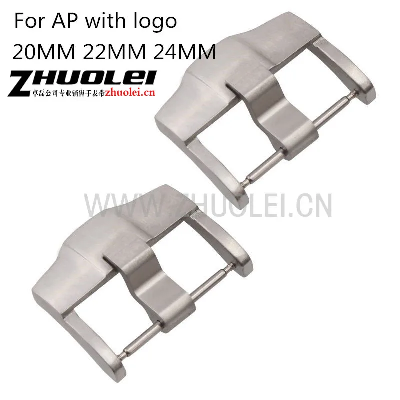 

High quality 316 Stainless Steel 20MM 22MM 24MM Silver black rose gold Brushed Matte Pin Buckle Clasp