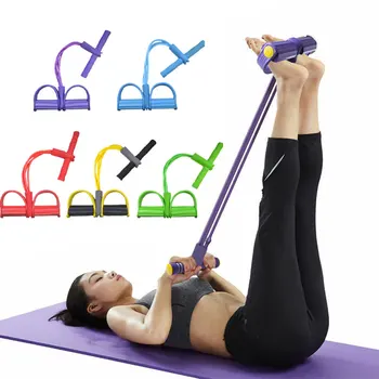 

Elastic Pull Ropes Abdominal Exerciser Rower Belly Resistance Band Home Gym Sport Training Elastic Bands For Fitness Equipment