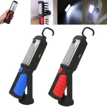 COB светодиодный магнитный складной рабочий контрольный фонарь с вешалкой-крючком power Bank для наружного кемпинга фонарик
