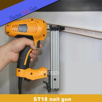 

New Hot Electric Nail Gun High-quality ST18 Steel Nail Gun Woodworking Wire Slotting Device Decoration Tools 220-240v 50HZ 1800W
