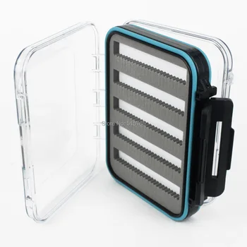 

Andux Small Double Sided Waterproof Fly Box Slit Foam Fly Fishing FDH-04X