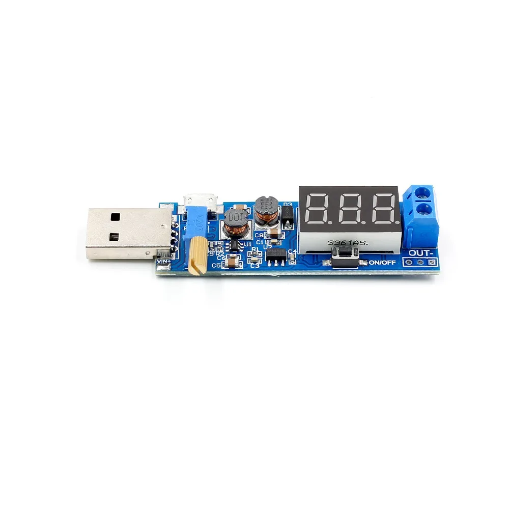 Понижающий блок питания USB 5 В 3 В/12 1 2 24 в пост. Тока|Измерители напряжения| |