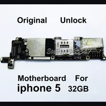 Unlocked Original 32GB Phone Mainboard For Iphone 5 5g, Whole Completed EU version Motherboard With Full Chips Logic Board