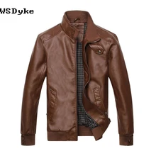 Neue Mode Dünne Lederjacke Männer Gute Qualität Komfortable Motorradjacke 333