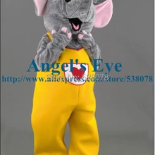 Желтый Брюки для девочек праздник Счастливый Слон Маскоты костюм Парк развлечений тема слон Маскоты te Маскоты наряд костюм sw1292