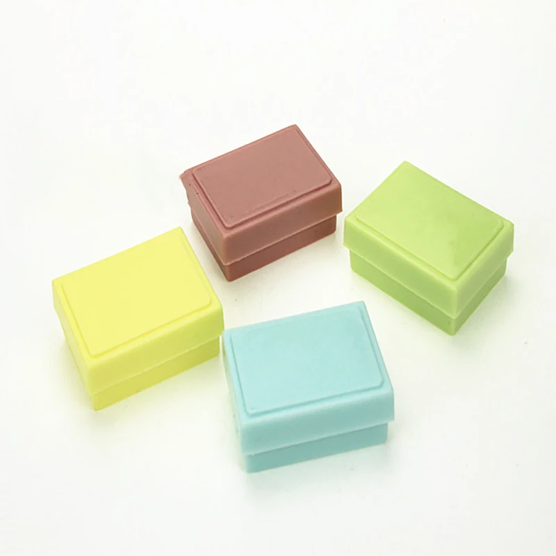 

New 1:12 dollhouse miniature Double layer Mini Food Lunch Box dolls Kitchen Toy match for forest animal family collectible Gift