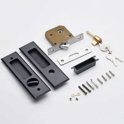 5 Styles Sliding Door Lock Interior Bathroom And Lavatory Lock