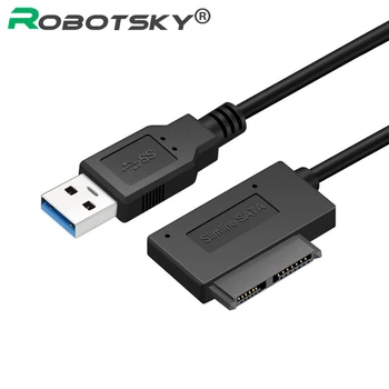 

Robotsky USB 3.0 Sata Cable 13Pin HDD Hard Disk Driver Adapter Converter for 2.5' '3.5'' HDD hard disk drive Laptop SSD