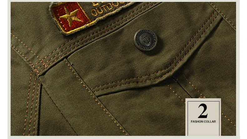 Denim Hiking Jackets Mens Coat (9)