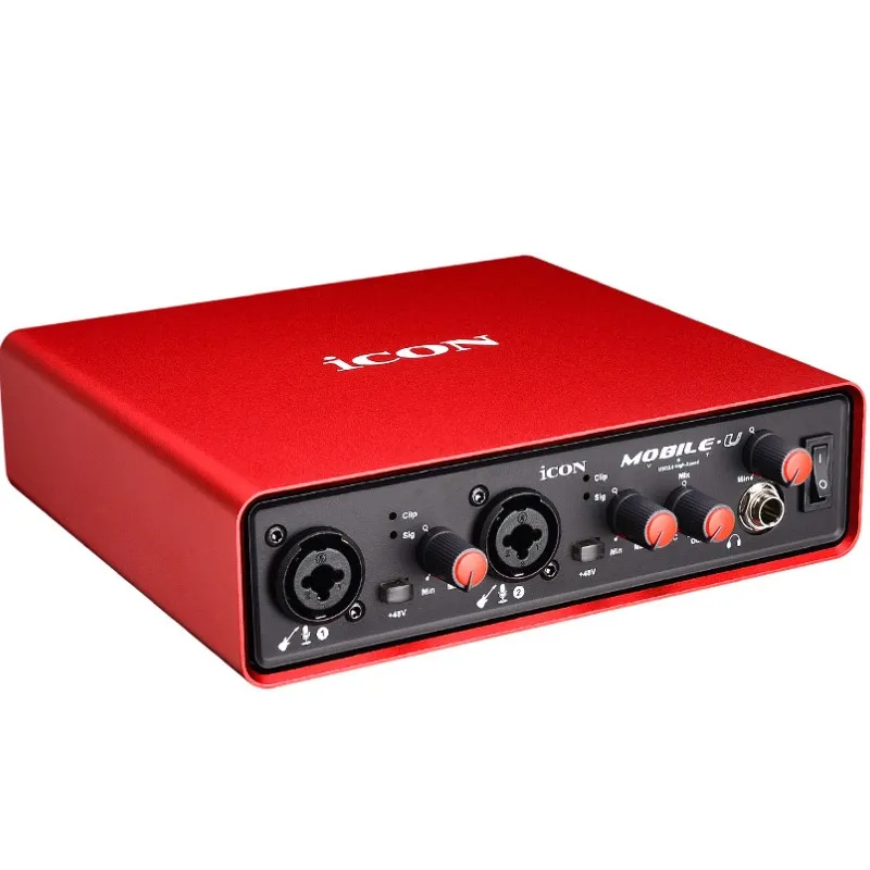 

ICON Mobile U sound card 4-In/4-Out USB Recording Interface Full duplex simultaneous record/playback individual gain control