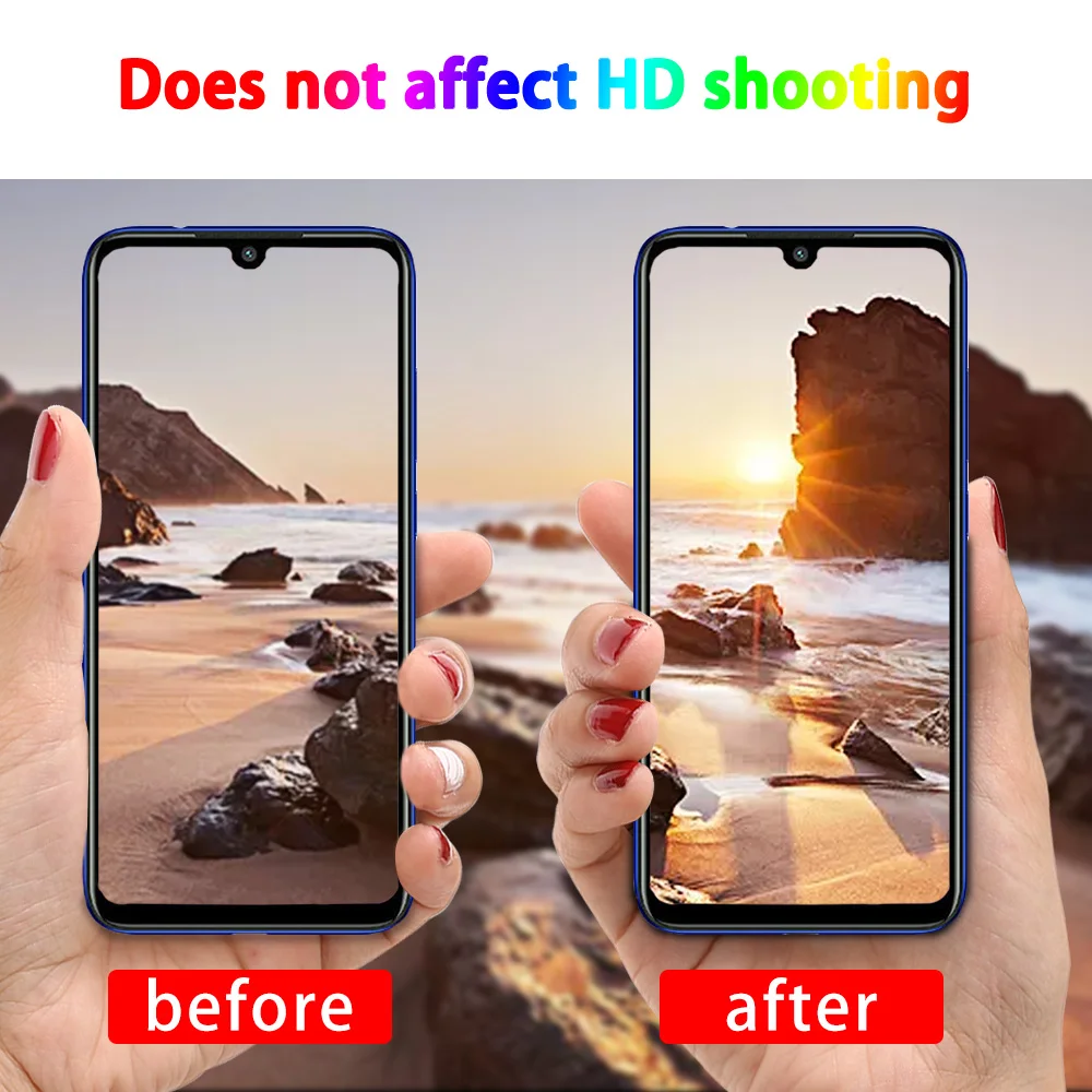 2 шт./упаковка защитная пленка для объектива камеры Redmi Note 7 6 5 Pro 6A закаленное