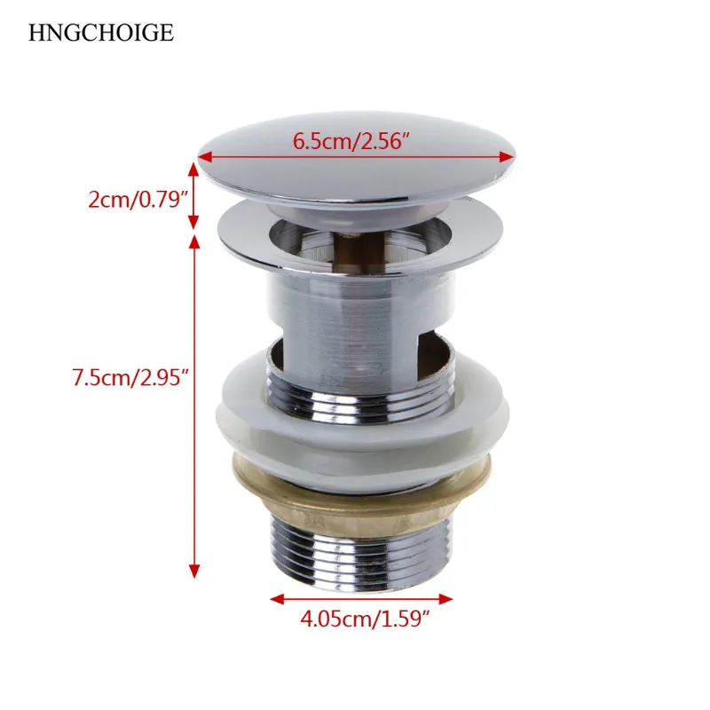 HNGCHOIGE, новинка, высокое качество, ванная комната, пробка для слива раковины, раковина, кран, кнопка, всплывающая пробка, слив