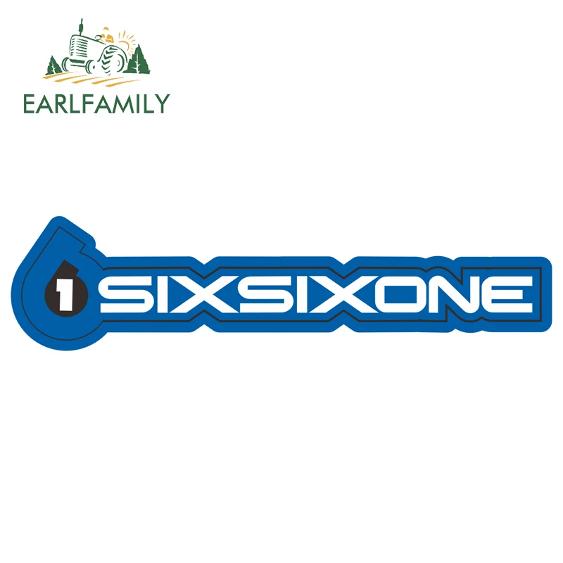

EARLFAMILY 15cm x 3.8cm For SIXSIXONE Vinyl Decal Funny Car Bumper Window Decor Car Sticker Waterproof Car Styling Accessories