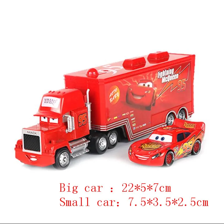 Disney Pixar Cars Lightning McQueen Mack Uncle Truck 1:55 литья под давлением модель автомобиля игрушка