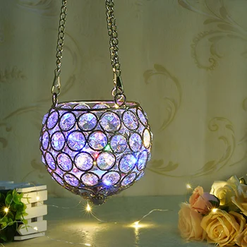 

Hanging Decorative Candle Lantern/ Tealight Holders for Wedding Party Table Centerpieces Home Decoration with Free String Light