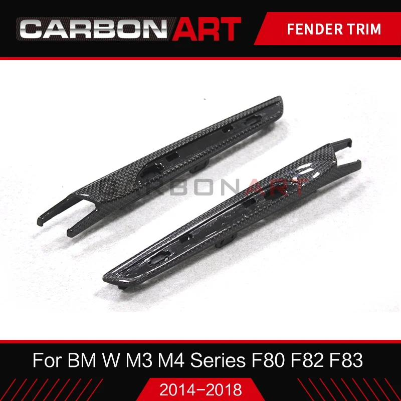 

For BMW F80 M3 F82 M4 air vent exterior trim F83 M4 Carbon Fiber Fender trim cover F80 M3 F82 Carbon fender trim car styling