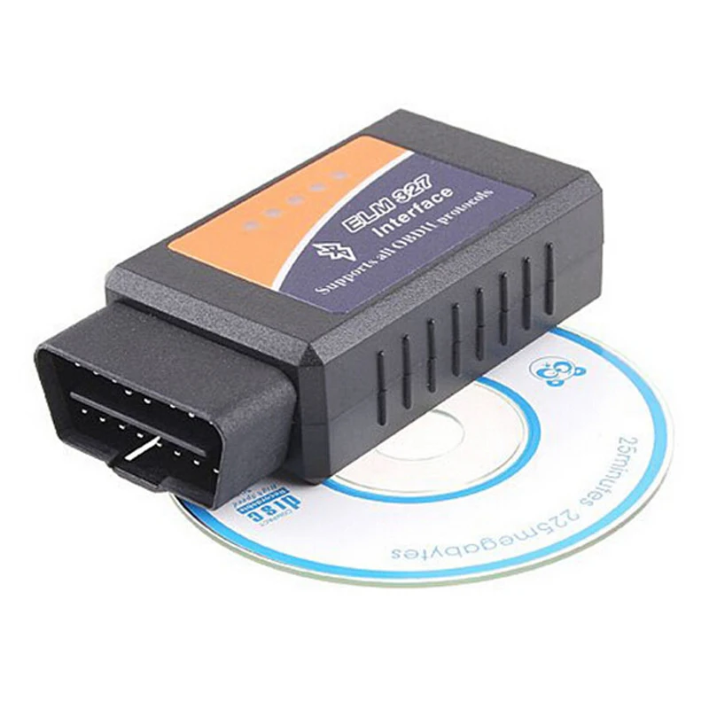 Оригинальный ELM327 Bluetooth V2.1 для ODB2 ODBII OBD II протокол OBDII ELM 327 v2.1 автомобильный