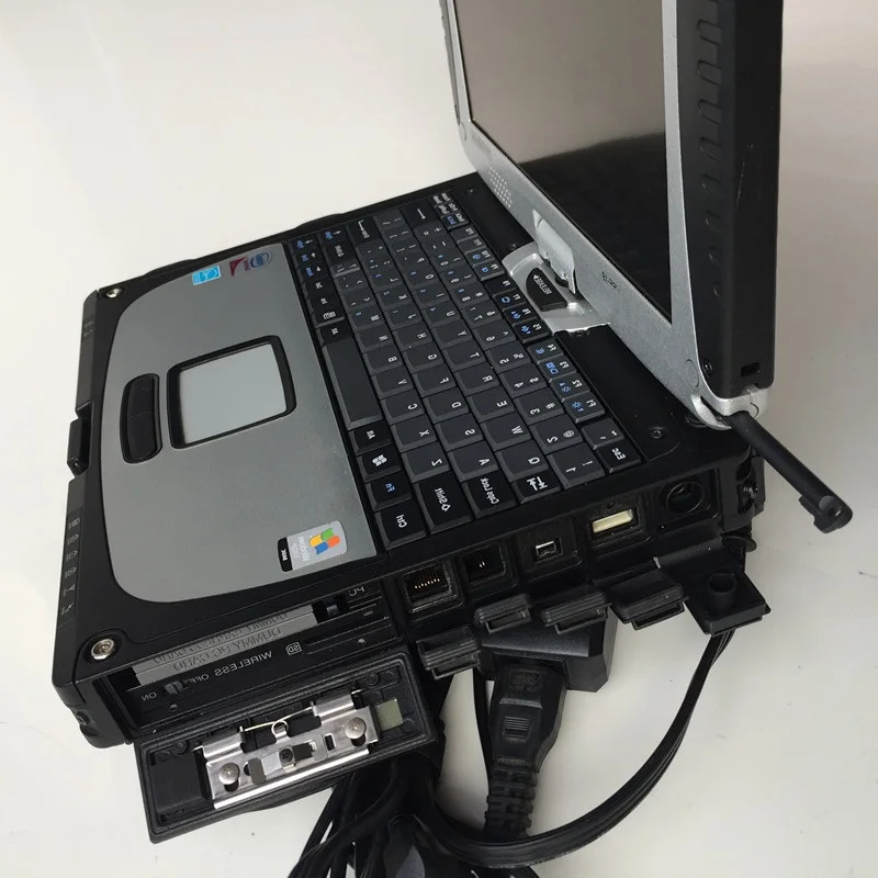 Авто Диагностический ноутбук для panasonic cf-19 сенсорный экран cf19 toughbook военный ноутбук 4 Гб ram вращающийся экран