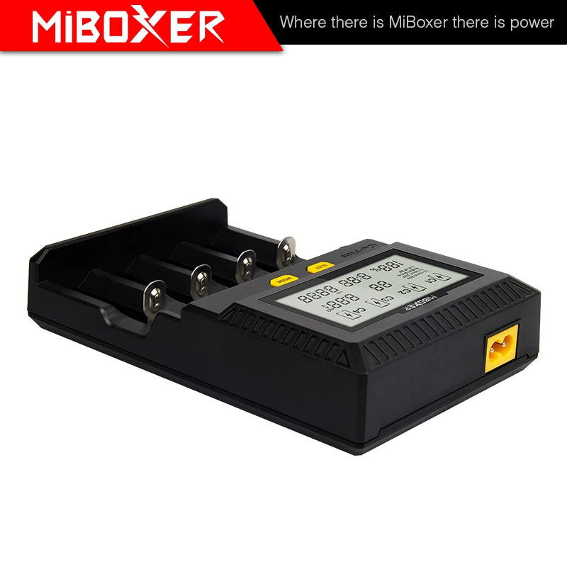 MiBoxer C4-Plus зарядное устройство двойной AA Max 2.5A/слот супер быстрое зарядное устройство 18650