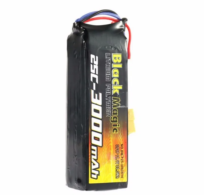 ORIGINAL Black Magic Upgrade Lipo Battery 11.1V 3000mah 25C XT60 Plug For DJI Phantom 1 FC40 DJI Flame Wheel F450 F550 FPV