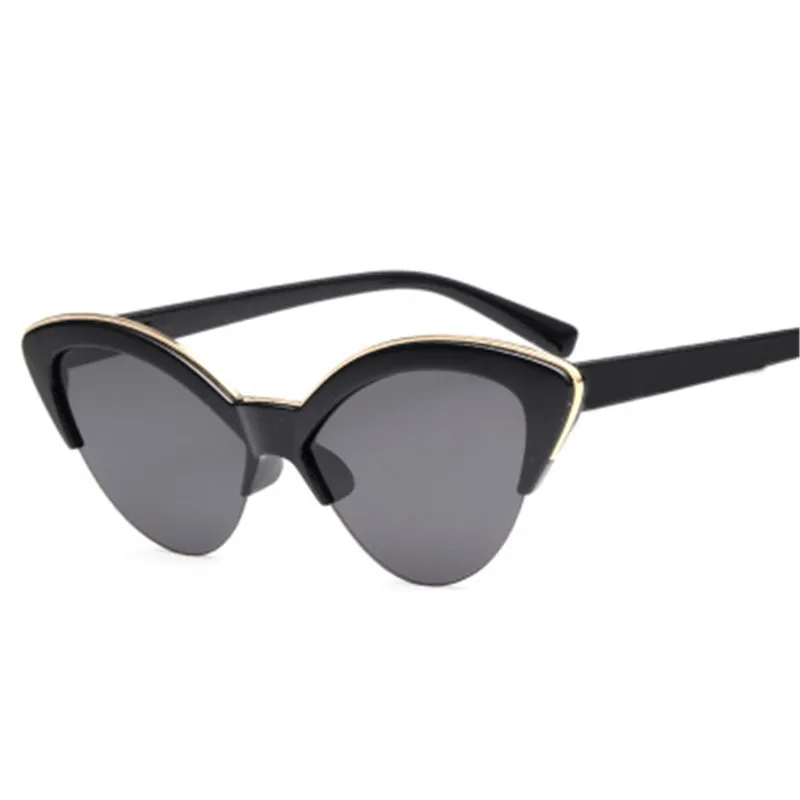Женские солнцезащитные очки "кошачий глаз" с бабочкой,, брендовые, дизайнерские, синие, модные, солнцезащитные очки для женщин, трендовые, тонированные, цветные, затемненные, UV400 - Цвет линз: 8