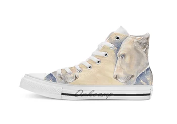 

Ether Novelty Design breathable casual High Top lace-up Canvas shoes sneakers