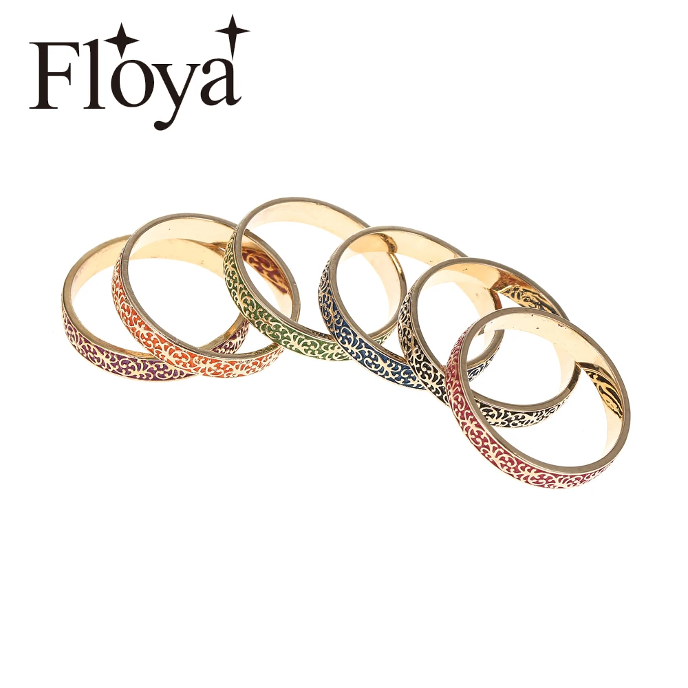 

Floya Roman Figure Stackable Filled Ring Gold Copper Inner Rings 4mm Width Interchangeable Original Cocktail Band Accessories