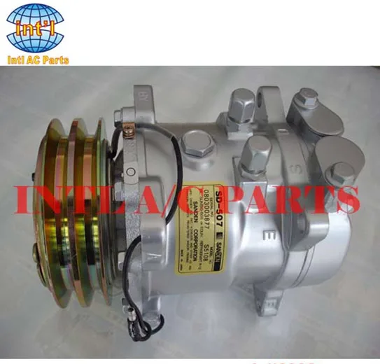 car air conditioner AC Compressor for SD507 5108 5133 12V 2A 125MM O