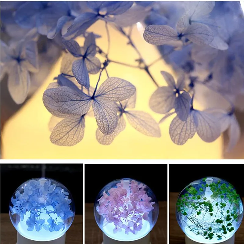 

DC 12V Household Aromatherapy Oil Air Humidifier Mini Air Purifiers Flower Air Humidifiers 7 Color Night Light 60Min Timer
